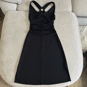 Black Sinched Waist Dress